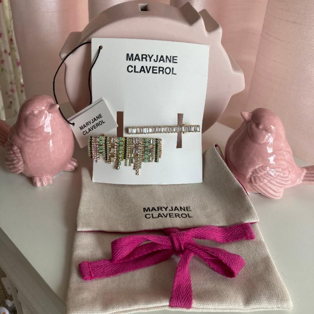 MaryJane Claverol Ariel hair clip set